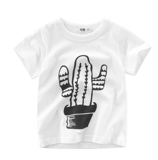 Children's Wear Summer New Korean Children's Boys Cotton T-shirt Men's Treasure In Children's Short Sleeves - Mubimart