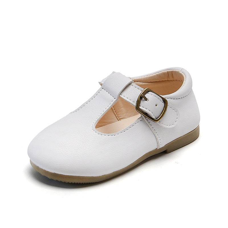 Children's pea shoes versatile single shoes baby shoes - Mubimart