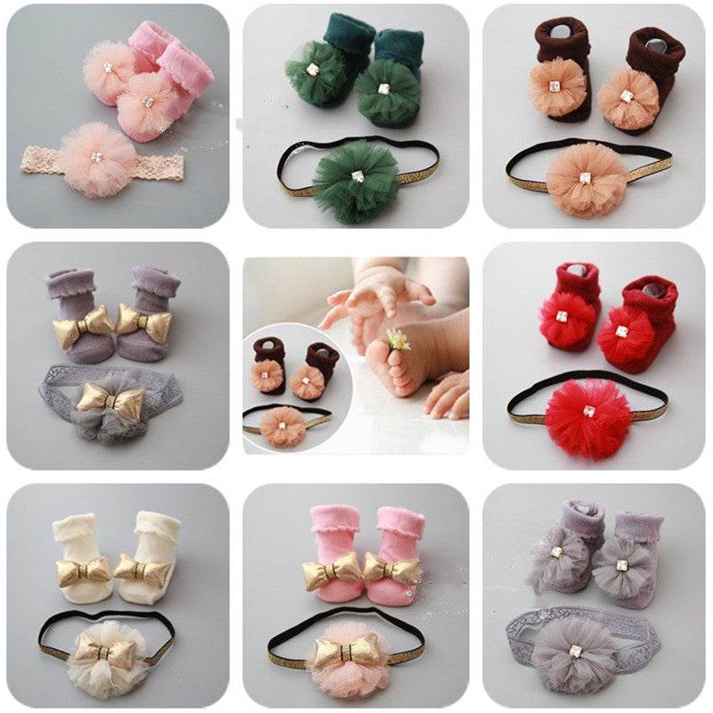 Children's short socks headband accessories - Mubimart