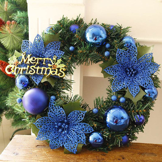 Christmas Decorations Christmas Wreath Home Decor For Home Garden Decorations Mall Door Decoration - Mubimart