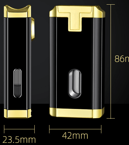 Cigar Lighter With Transom Three Torch Lighter - Mubimart