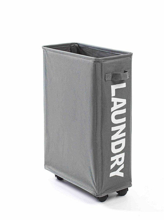 Clothes Fabric Folding Basket Dirty Bathroom Folding Basket - Mubimart