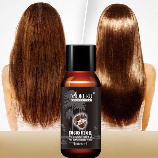 Coconut Oil Repair Frizz Repair Damage Hair Care Hair - Mubimart