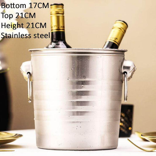 Commercial use of stainless steel ice bucket - Mubimart