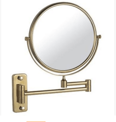 Cosmetic Mirror Wall Mounted Double Side Adjustable, Rotating Function Mirror - Mubimart