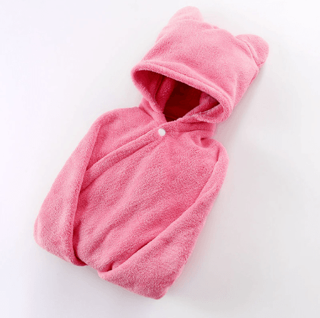 Cotton baby care hooded bath towel - Mubimart
