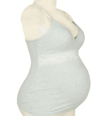 Cotton-vest-lactation-postpartum-women-pajamas-cotton-lace-vest-clothing-clothing-month-feeding-wholesale-Mubimart-2088 - Mubimart