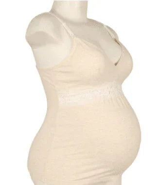 Cotton-vest-lactation-postpartum-women-pajamas-cotton-lace-vest-clothing-clothing-month-feeding-wholesale-Mubimart-8230 - Mubimart