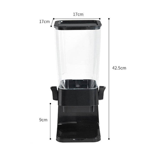 Countertop Cereal Dispenser Indispensable Dry Food Dispenser Countertop Cereal Container For Candy Dispenser Large Capacity Food Kitchen Gadgets - Mubimart
