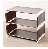 Creative-Fabric-Home-Assembly-Shoe-Rack-Mubimart-1642 - Mubimart
