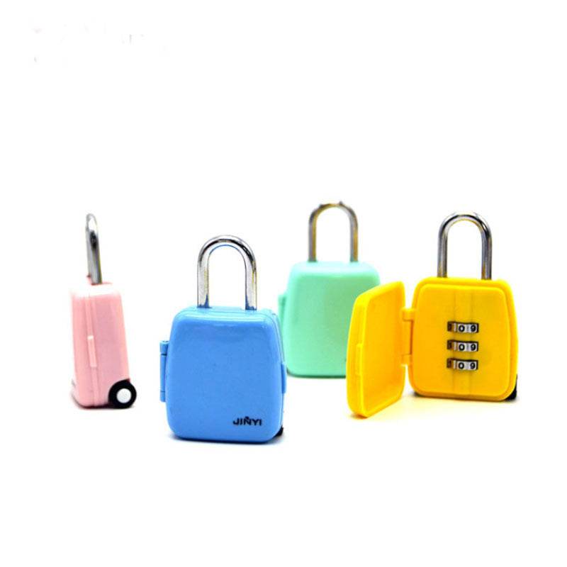Creative Luggage Cartoon Luggage Combination Lock Padlock - Mubimart