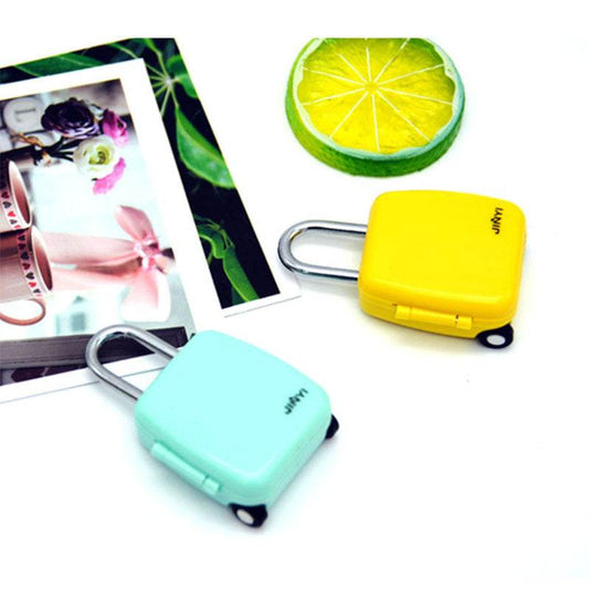 Creative Luggage Cartoon Luggage Combination Lock Padlock - Mubimart