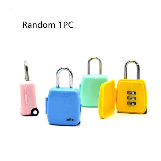 Creative Luggage Cartoon Luggage Combination Lock Padlock - Mubimart