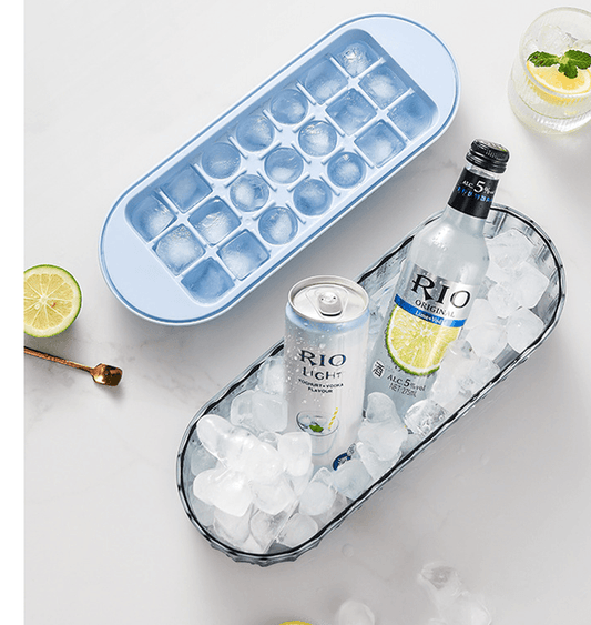 Creative PET Ice Tray Homemade Large-capacity Ice Cube Mold - Mubimart