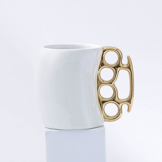 Creative Ring Cup Coffee Mug Mug Ceramic - Mubimart