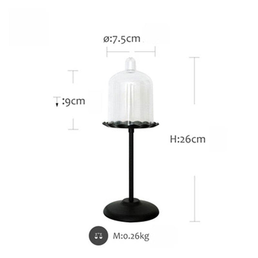 Creative Wedding Dessert Table Decoration Black Cake Stand - Mubimart