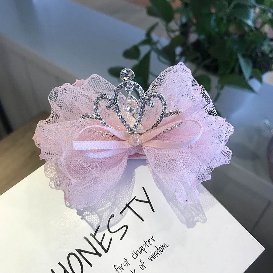 Crown Children's Hair Accessories Baby Korean Press Clip Baby Headband - Mubimart