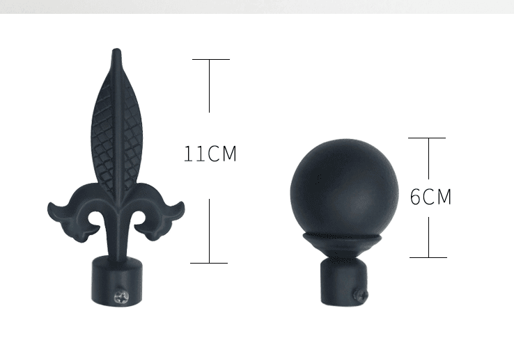 Curtain Rod Roman Single Rod Background Hanging Cloth - Mubimart