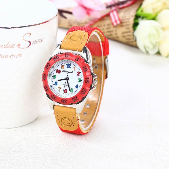 Cute Cartoon Children Watch Girl Boy Electronic Watch - Mubimart