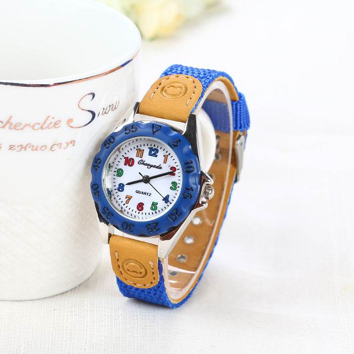 Cute Cartoon Children Watch Girl Boy Electronic Watch - Mubimart