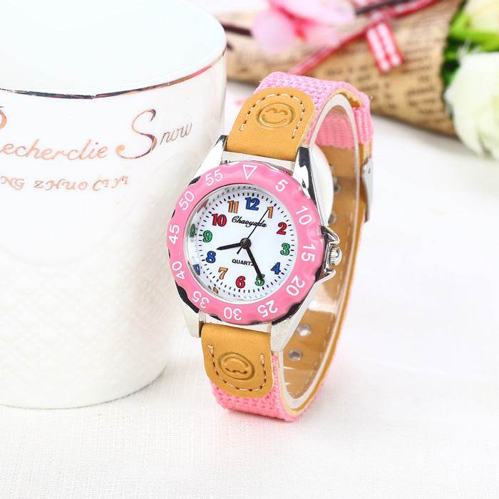 Cute Cartoon Children Watch Girl Boy Electronic Watch - Mubimart