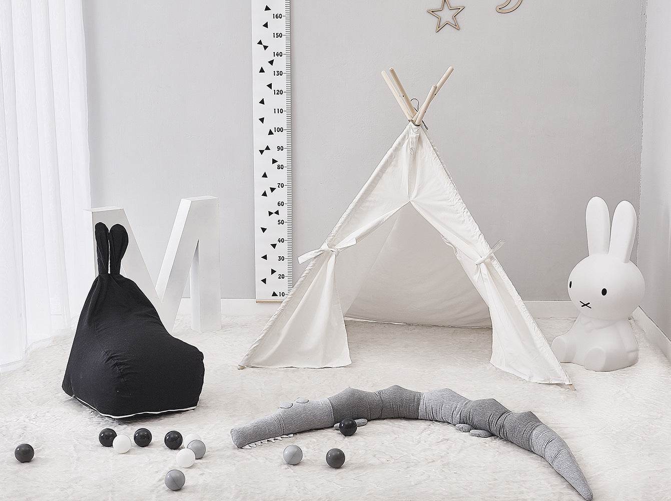 Cute Long Pillow For Kids Stuffed Toys Plush Baby Bumper Crib Bed Protector Cotton Sofa Cushion Kids Room Decor - Mubimart