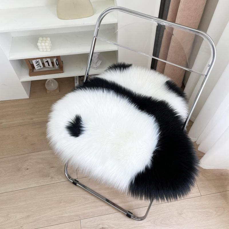 Cute Panda Back View Bedside Pillow Cushion - Mubimart