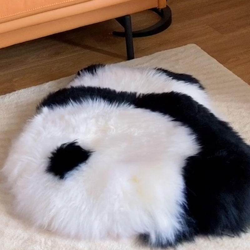 Cute Panda Back View Bedside Pillow Cushion - Mubimart