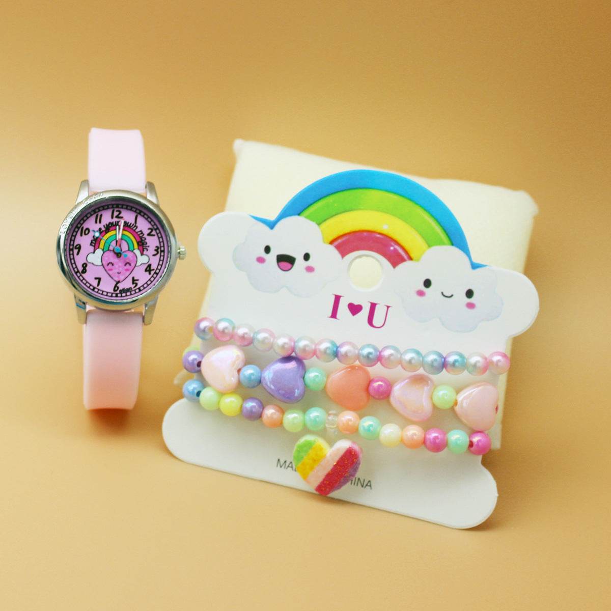 Cute Silicone Children Bracelet Watch - Mubimart