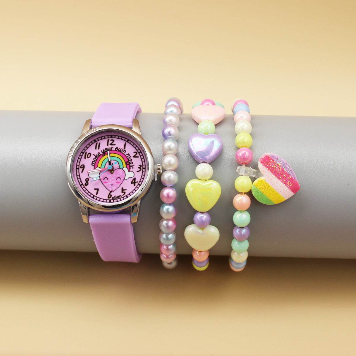 Cute Silicone Children Bracelet Watch - Mubimart