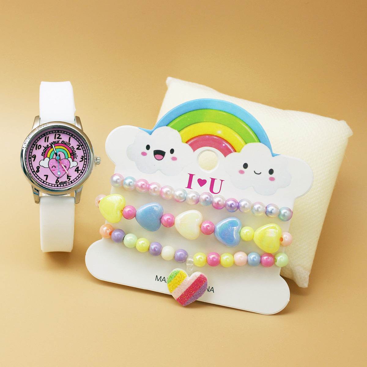 Cute Silicone Children Bracelet Watch - Mubimart