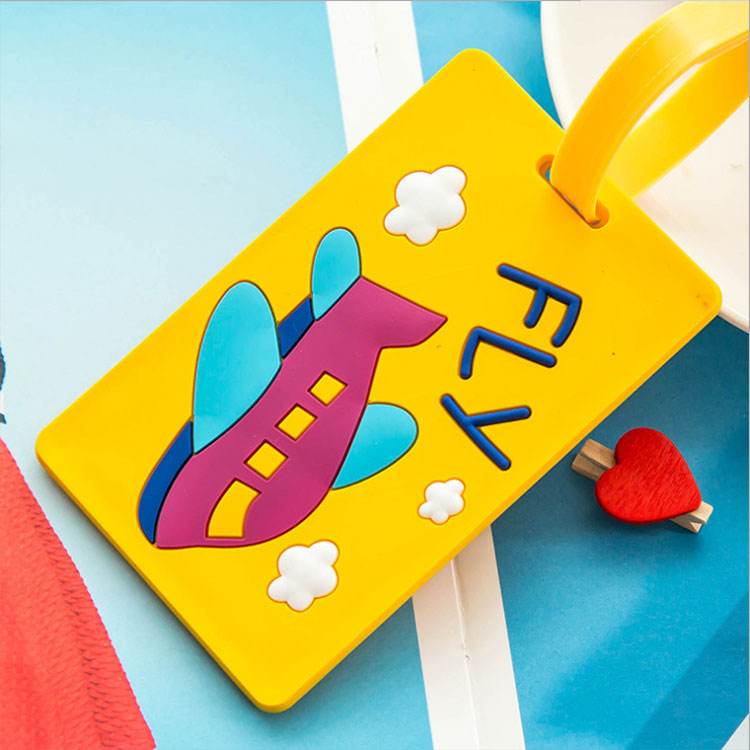 Cute Silicone Travel Airplane Luggage Tag - Mubimart
