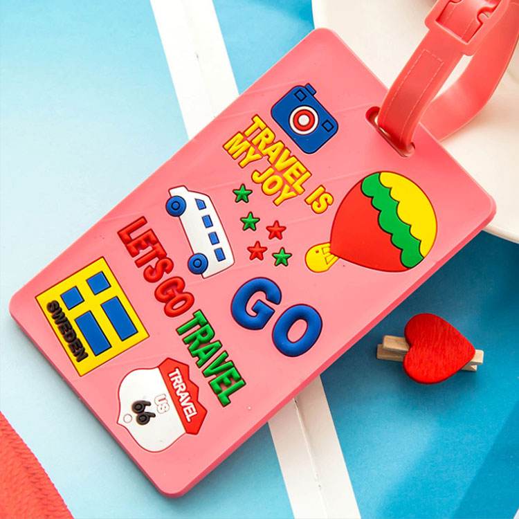 Cute Silicone Travel Airplane Luggage Tag - Mubimart