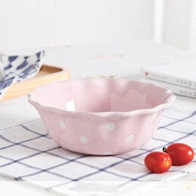 Cute dessert bowl soup bowl set - Mubimart