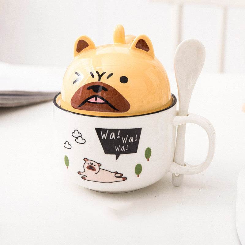 Cute large capacity coffee mug - Mubimart