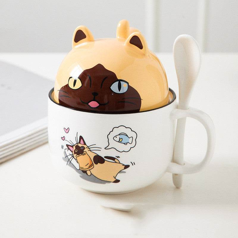Cute large capacity coffee mug - Mubimart