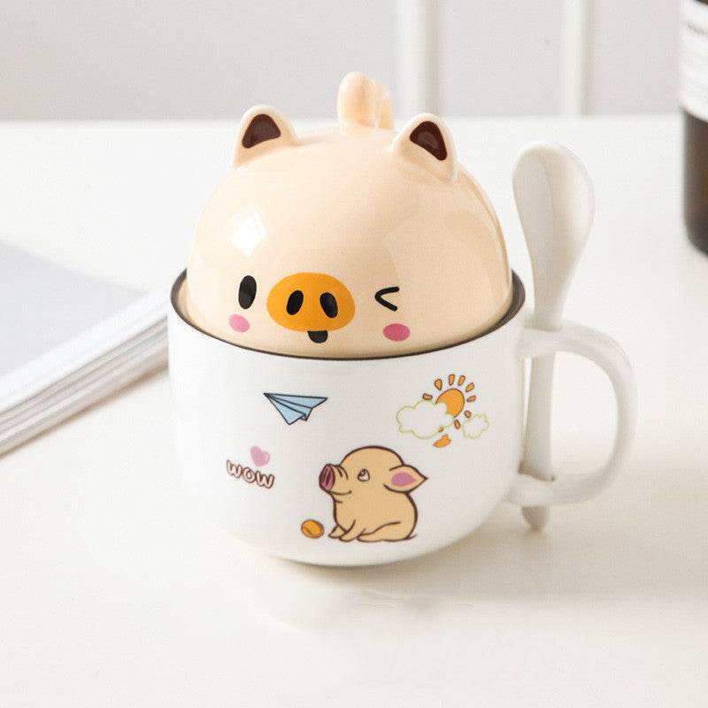 Cute large capacity coffee mug - Mubimart