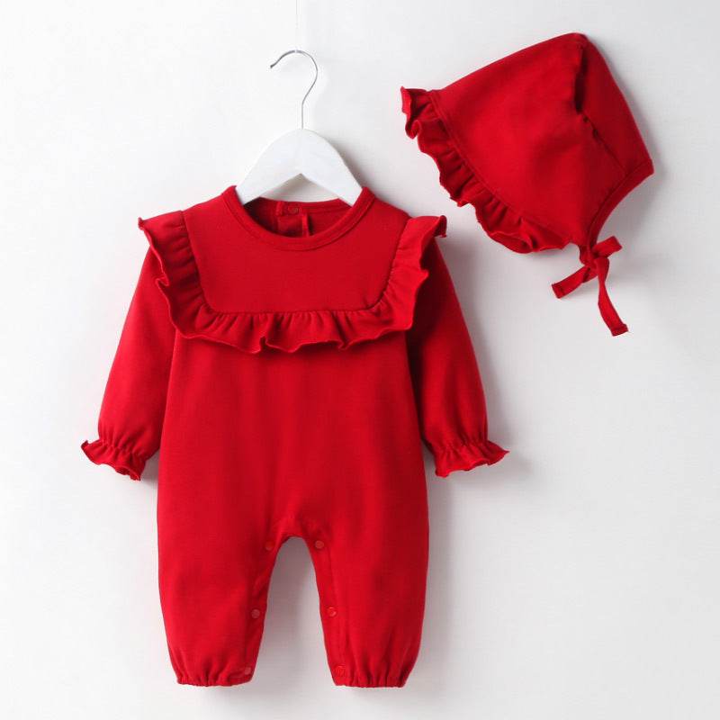 Cute mombei baby girl princess baby girl autumn clothes - Mubimart