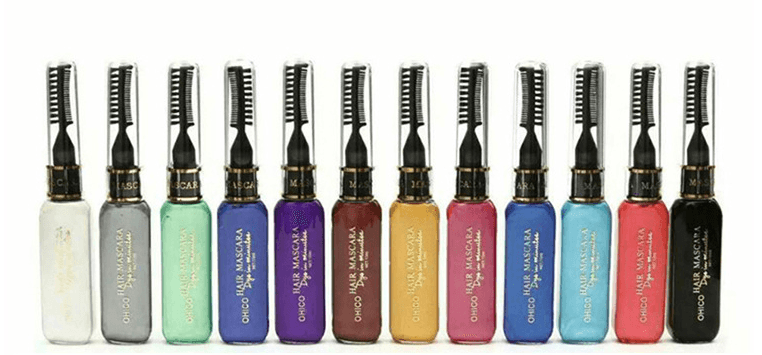 DIY Dye Stick One-off Hair Color Dye Comb Temporary Crayons Hair Color Comb Washable Hair Dye Crayons - Mubimart