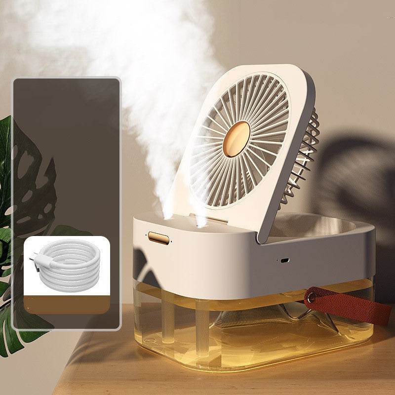 Desktop Air Cooler Dual Spray Conditioning Fan - Mubimart