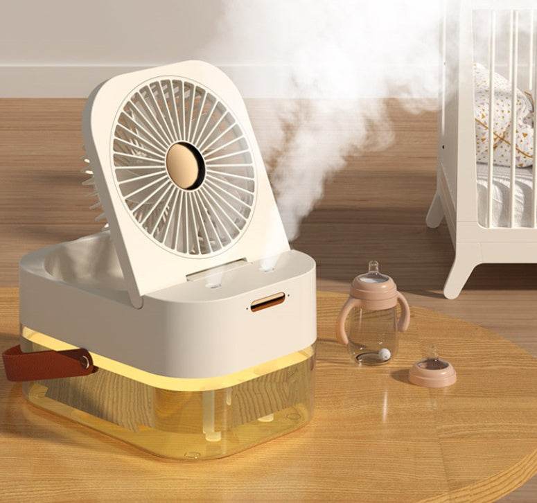Desktop Air Cooler Dual Spray Conditioning Fan - Mubimart
