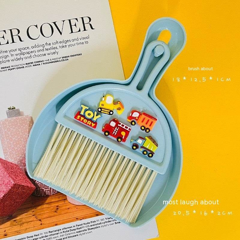 Desktop Set Children's Mini Bundle Dustpan Cleaning Tools - Mubimart