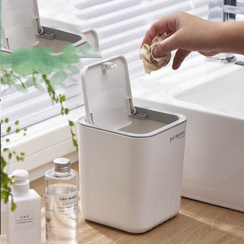 Desktop mini push trash can - Mubimart