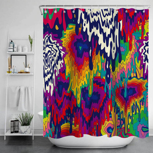 Digital Print-free Bathroom Curtain - Mubimart