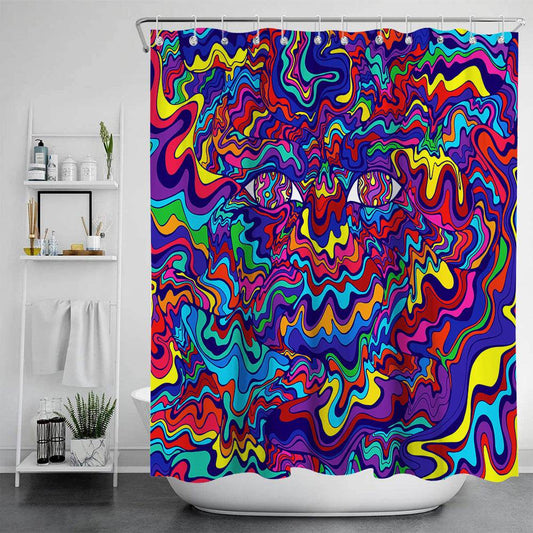 Digital Print-free Bathroom Curtain - Mubimart