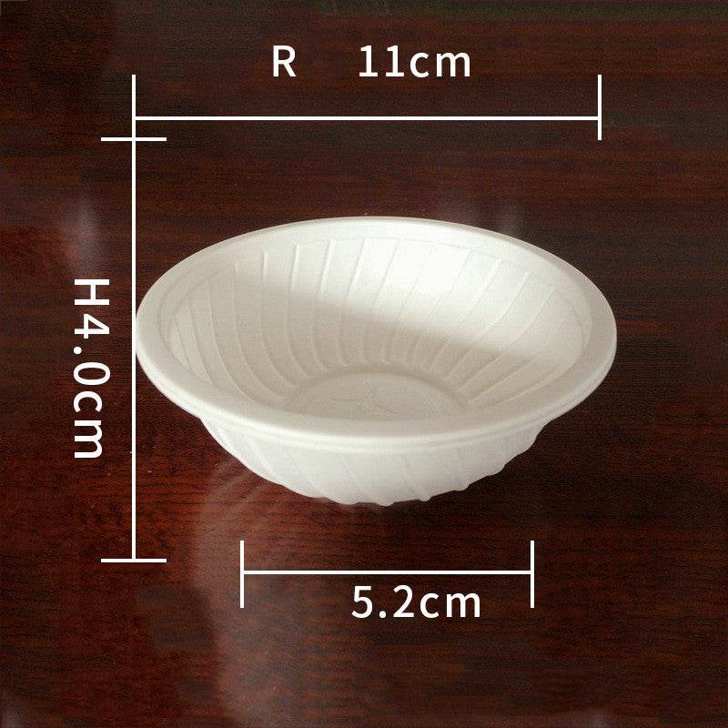 Disposable Corn Starch 200ml Small Bowl - Mubimart