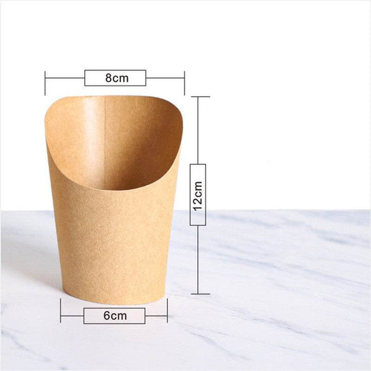 Disposable Paper Cup For Potato Chips - Mubimart