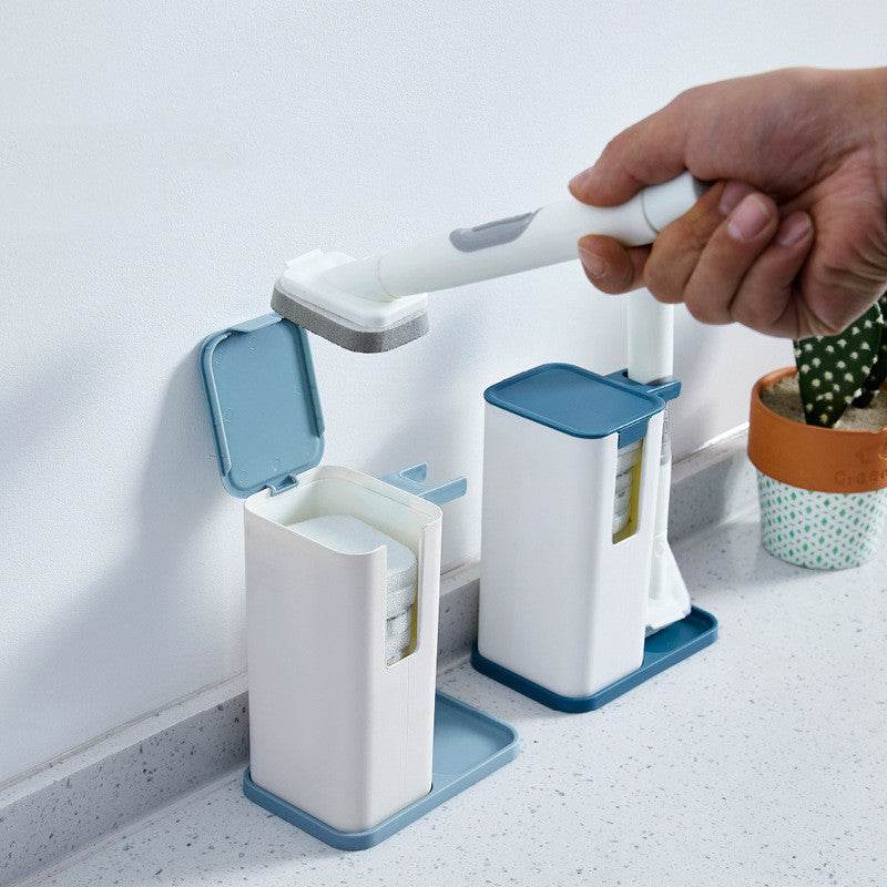 Disposable Wok Brush Hanging Dish Brush - Mubimart