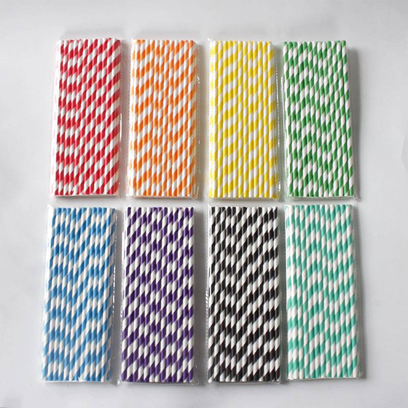 Disposable paper straws - Mubimart