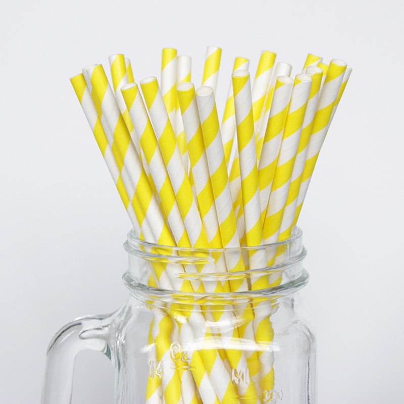 Disposable paper straws - Mubimart